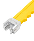 Emergency Water And Gas Valve Shut Off Tool With Corrosion Resistant Cast Aluminum Construction and High Visibility Yellow Handle