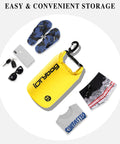 Totally Waterproof Dry Bag For Kayaking And Boating, Heavy Duty Dry Sack In 2L, Lightweight Outdoor Gear with accessories