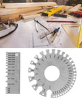 Round Hole Diameter And Thickness Gauge For Woodworking Welding And Machining Quick On Point Drill Bit Sizing Tool next to tools