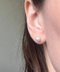 Hypoallergenic Pearl Stud Earrings Set For Women, 12 Pairs With 4 Size Options, Stainless Steel Lightweight Imitation Pearl Studs, Comfortable Daily Wear For Sensitive Skin, Simple Elegant Round Pearl Jewelry For Everyday Chic, 5mm stud
