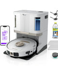 Stratos 2 In 1 Robot Vacuum And Mop With 25 Plus Dope Hands Free Features And NeverTouch Self Cleaning Base for hands-free home cleaning