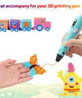 Using a 3D pen with Vibrant 16 Color PLA Filament Pack For 3D Pens 160 Feet Total 10 Feet Per Color 250 Stencil Ebooks 1.75Mm Refill