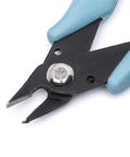 General Purpose Shearcutter For Soft Wire Up To 20 AWG 0.8mm With 20 Degree Blade Angle Low Profile Flush Cut Tool, close up view