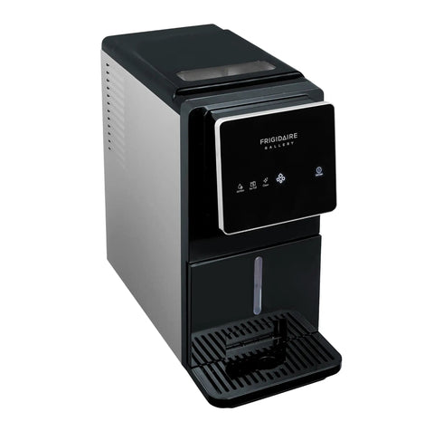Touchscreen Nugget Ice Maker For Countertop With 33 Lbs Daily Capacity, Easy Tap Control, sleek slate finish angle view