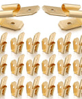 Piggyback Spade Connectors 25 Piece 3 Way Adapter Dual Male To Single Female Brass Quick Splice Crimp Terminals displayed