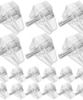 100 Pack Shelf Support Pegs For Cabinets And Shelves Heavy Duty Plastic DIY Brackets, displayed close-up