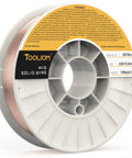 0.030 Inch ER70S-6 MIG Welding Wire 10Lb Spool For Solid Carbon Steel, 0.8mm displayed in white plastic spool
