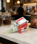 Dope Espresso Machine Solenoid Valve Water Transfer Unit For 110V Coffee Makers, 700 CC Per Min Flow, Hot Water Dispenser Accessory, Durable Metal Housing, Heat Ready Design, Fits Most Home Espresso Systems, metal espresso valve