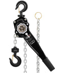 Lever Chain Hoist One And One Half Ton Capacity 3300 Lb Manual Chain Hoist With Ten Ft Lift G80 Galvanized Chain And Swivel Hooks