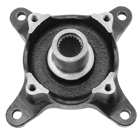 Front Wheel Hub Assembly Replacement For Ranger UTV Front Fitment 400 425 500 570 650 700 800 4x4 2x4 6x6 Crew Models 2010 2011 2012 2013 2014 Heavy Duty Steel Hub Bearing Durable Steel Construction, front view