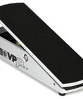 VP JR 250K Volume Pedal For Passive Signals With Mono Control And Taper Switch, side view, black and silver design.