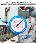 Heavy Duty Electric Air Plunger For Bathroom Toilets High Pressure Drain Unclogger, with adjustable settings, effective for sinks and toilets.