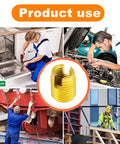 102 Piece Self Tapping Thread Insert Kit For M2 To M14 Thread Repair Pro Grade High Carbon Steel Bolt Thread Repair Tool For Damaged Threads In Plastic Copper And Soft Metals Easy To Use Heavy Duty Fix in furniture, car, and industrial repair
