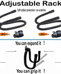 Heavy Duty 2 Pack Power Tool Organizer Wall Mount Hangers Drill Holder Storage Rack For Garage Workshop Shed Organization Ideal Gift For Men Dads Handy Home Improvement showing two black hooks with screws and installation guide.