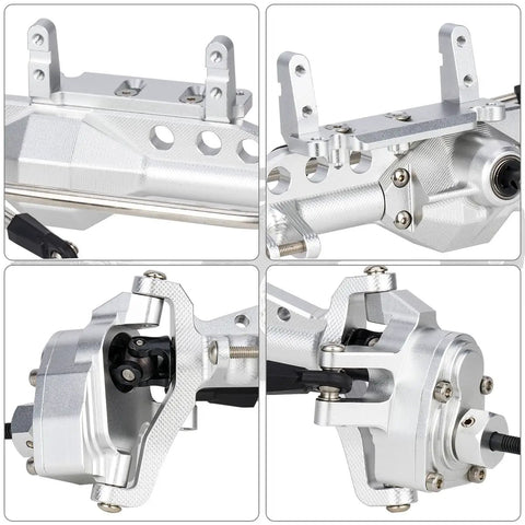 Beefed-Up 1 By 10 RC Portal Axle Set With BTA Servo Mount For Capra 1.9 UTB LCG Cheater Rig 4WS CNC Aluminum Housing Components