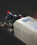 Compact 12V DC Hydraulic Power Unit With Single Double Acting Valve, 6 Quart Fluid Capacity, view of hydraulic tank and components