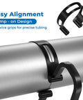 2.5 Inch Stainless Exhaust Welding Clamps And Tacking Bands Clamp On For Welding Fabrication Black Finish on tubing