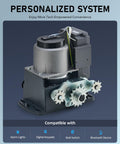 Heavy Duty Sliding Gate Opener for 40 Ft Gates Up To 1400 Lb With 280W Chain Drive mechanism with cogs and motor visible