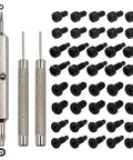 Beefed-Up Durable Doorbell Screws Kit With T6 And T15 Security Screws, Included Screwdriver And 2 Doorbell Keys, 40 Pcs Replacement Set