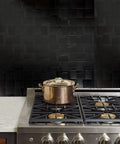 Peel And Stick Metal Backsplash Tiles Self Adhesive Aluminum Mosaic 3D Wall Sticker For Kitchen And Bathroom Brushed Grey Finish