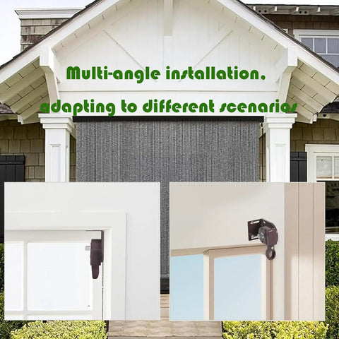 Mounting Brackets Replacement Hardware Kit for Cordless Shades, Fits Sun Shades, Roller Blinds, and Patio Awnings, Easy DIY Install, Replaces Many Brands
