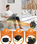 Portable 1500W Electric Outdoor Heater For Patio And Garage 2S Rapid Heating Overheat Protection Thermostat, indoors