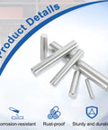 Built To Last 304 Stainless Steel Dowel Pins For Shelves And Cabinets 3x30mm 100 Pack Rustproof And Smooth Finish