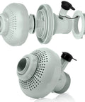 Large Inlet Air Nozzle For Above Ground Pool Pumps 1900 2450 GPH, Pro Grade Inlet Air Jet Kit with Strainer Grid, 1 Pack