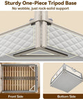 Sturdy base of heightened bed guard rail for toddlers and kids, swing-down side rail fits twin to king mattress sizes.