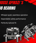 Front Wheel Hub And Bearing Assembly Fits Rogue 2014 2023 Qashqai 2017 2018 Rogue Sport 2017 2022 AWD FWD 5 Lug Bolt On Replacement
