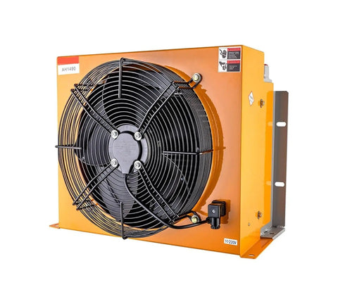 Heavy Duty Hydraulic Oil Cooler Plate Heat Exchanger Air Cooled Radiator For Industrial Hydraulics Low Noise Operation High Flow 250 L/min