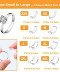 All In One Ring Sizer Kit With Belt And 12 Ring Size Guards For Loose Rings, Invisible Guards And Spacer Tightener, Size Adjuster