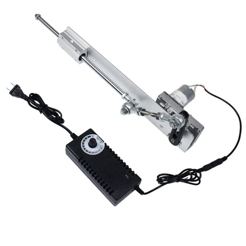 DIY Reciprocating Linear Actuator 24V with adjustable telescopic stroke and speed controller for maker projects