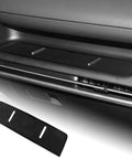 Custom Fit 2025 Hyundai Tucson Passenger Side Console Tray Mat Anti Slip Organizer Liner Black For Dashboard Slot Mats - installed view