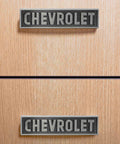 Installed Chevrolet Die Cast Metal Drawer Pull Cabinet Handle For Garage Man Cave Or Shop Vintage Chevy Licensed Hardware