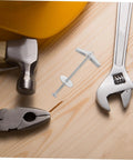 15 Set Carbon Steel Toggle Bolts And Wing Nuts Drywall Anchors Heavy Duty Wall Mount Kit next to tools on wooden surface