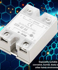 Solid State Relay Module For Industrial Control Panels And HVAC With Pro Grade Zero Cross AC To AC Switching Technology 40A
