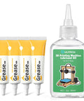 Dual 60ml Lubricating Oil And 4x10g Grease 3D Printer Maintenance Kit For Bambu Lab X1C A1 Mini P1S P1P Accessories with oil bottle and grease tubes