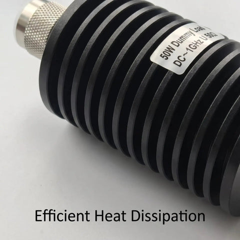 Pro Grade 50 Watt 50 Ohm UHF PL259 Dummy Load For Ham Radio And Antenna Testing with metal fins for heat dissipation