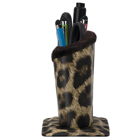 Fluffy Lined Eyeglasses Holder Case With Anti Scratch Protection And Soft Plush Interior, Premium PU Leather Eyewear Stand