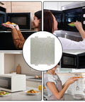 Two Pack Microwave Waveguide Covers Replacement 4.7 By 3.9 Inch Mica Sheets Heat Resistant Cut To Size for kitchen use