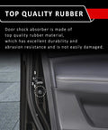 Heavy Duty Rubber Car Door Slam Stoppers And Buffer Pads Set Of 10 Universal Auto Front Rear guard showing top quality rubber material.