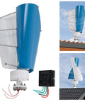 10000W Vertical Wind Turbine With 2 Blade Low RPM Design And Integrated Controller For Home And Street Lighting Eco Friendly 48V