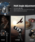 Low Profile Camera Tripod Ball Head for Arca Compatible Plate 38mm Panorama Head With Three Eighths Inch Bottom Thread And One Quarter Inch Screw Adapter, Heavy Duty Load Up To Thirty Three Pounds, Fit
