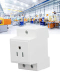 Built Like A Tank Din Rail Power Outlet Socket With Flame Retardant Nylon Housing and real deal copper conductors for dependabl