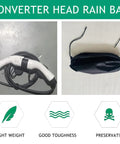 Tough As Nails EV Charger Plug Cover Heavy Duty Waterproof Shield with Converter Head Rain Bag for electric vehicle protection.