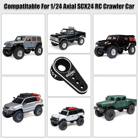 Beefy 9Kg Coreless Metal Digital Micro Servo High Torque Upgrade For RC Crawlers SCX24 TRX4M steering horn and compatible cars