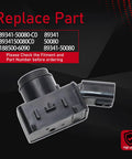 Ultrasonic Parking Sensor Kit For 2020 To 2025 Toyota And Lexus Vehicles With Water Resistant ABS Housing And Easy Install Improved Parking Assist And Reliable Distance Alerts, replacement part 89341-50080-C0