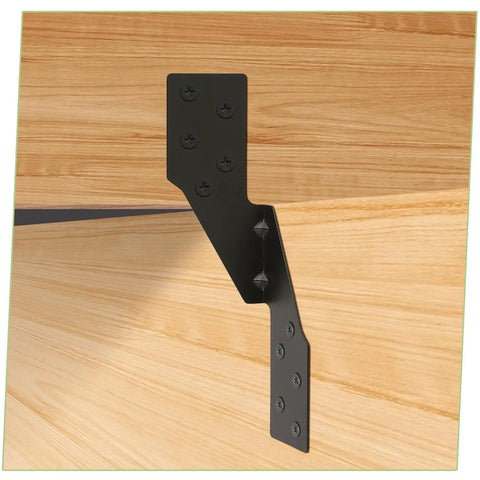 Tough As Nails Heavy Duty Hurricane Straps And Roof Ties 80 Piece Galvanized Steel Brackets With Black Powder Coating For Rock Solid And Rust Proof Framing Projects