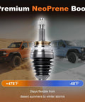 Beefy Drop-In Front Driver CV Axle Shaft Replacement For Nissan Rogue 2008-2015 Altima 2007-2013 with neoprene boot